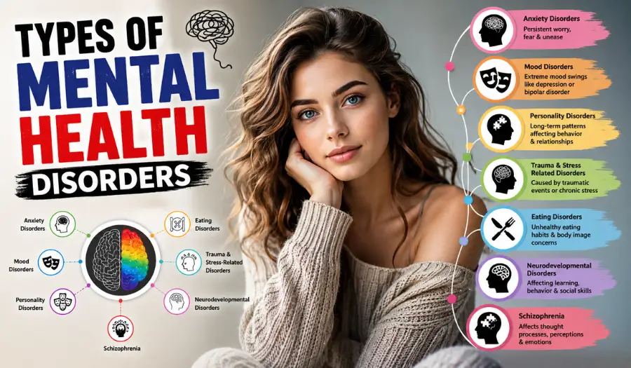 Top 10 Types Of Mental Health Disorders: A Simple Guide